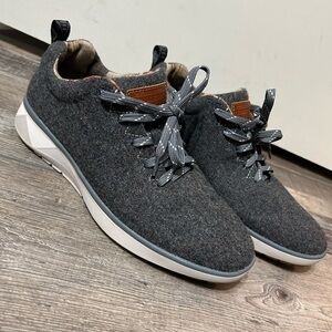 Pendleton Wool Sneaker shoe Dark Gray Lace Up vibram sole